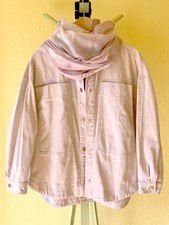 Zara Jacke Rosa jeansjacke oversize Überjacke und XL tuch Gr:S/M
