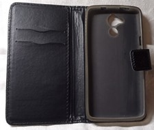 Handytasche schwarz aus Kunstleder für Acer Liquid Z410