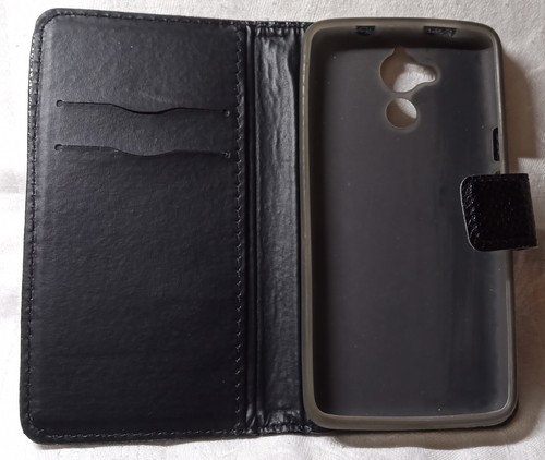 Handytasche schwarz aus