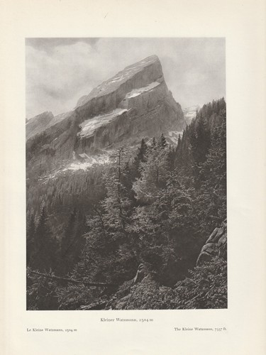 Ansicht auf kleiner watzmann - auf,
