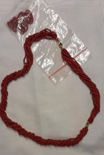 Halskette    8- reihig-  Rote