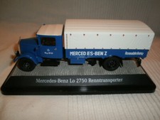 Mercedes Benz Lo 2750 Renntransporter, Dealer Modell 1:43, OVP. #10