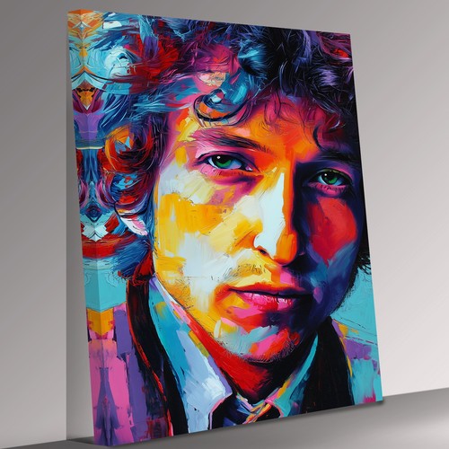 Bob dylan ikone abstrakt - bob,