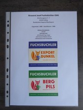 Bieretiketten, Bayern, Palling, Brauerei Fuchsbüchler