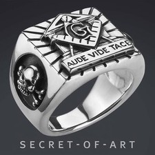 Freimaurer Ring Silber 925