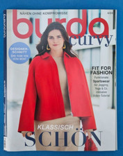 Burda Curvy 4/2024 mit unbenutztem Schnittmuster!! Klassisch Schön ... Neu