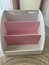 Vertbaudet Bücherregal auf Rollen weiß 53x59x52cm