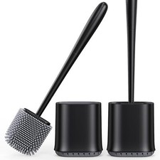2 x Klobürste Toilettenbürste WC Bürste Klobürste Silikon mit Silikonborsten 2FB