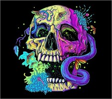 Wandteppich Schädel