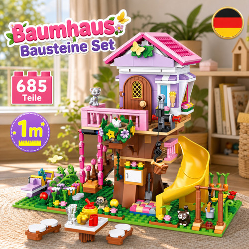 Klemmbausteine baumhaus - klemmbausteine,