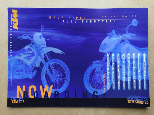 Ktm lc2 sting 125 prospekt - sting,