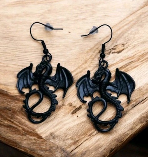 Ohrringe drache fantasie - ohrringe,