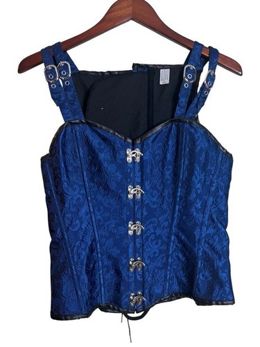 Gothic steampunk brocade steel - gothic,