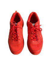 Bershka x Pantone Herrenschuhe Sneaker Sportschuhe Orange Rot Neon 43 NEU