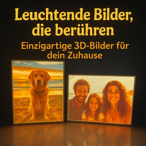 Personalisiertes leucht bild - leucht-,