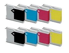 8 x Tinten komp. zu Brother DCP-135C DCP-150C MFC-235C MFC-265C LC-970 BK-C-M-Y