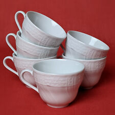 Hutschenreuther Dresden weiß 6X Espressotasse Mokkatasse 100 ml Porzellan