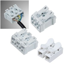 Komfort Lüsterklemme mit Hebel 2/3 polig Verbindungsklemmen Steckklemmen Leuchte