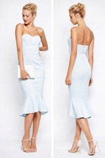 Asos bandeau midi kleid s - asos,