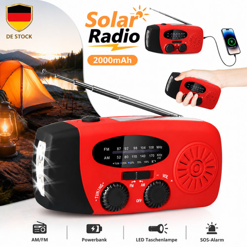 Kurbelradio dynamo notfall - kurbelradio,