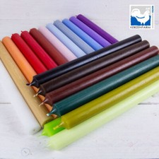 25 cm Stabkerze durchgefärbt