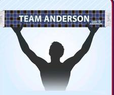 GARY ANDERSON  Schal NEU Rarität Sehr Selten