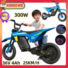 KIDDOWE Elektro Motorrad für Kinder 36V Motocrossbike 300W Kindermotorrad 25KM/H