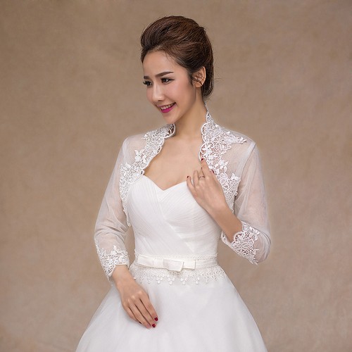 Lace bolero cape manteljacke - lace,