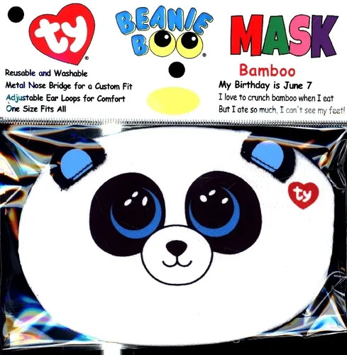 Bamboo panda face - ty,