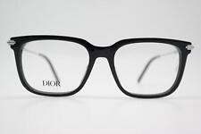 Brille DIOR Black Suit S121 Schwarz Silber Oval Brillengestell eyeglasses Neu