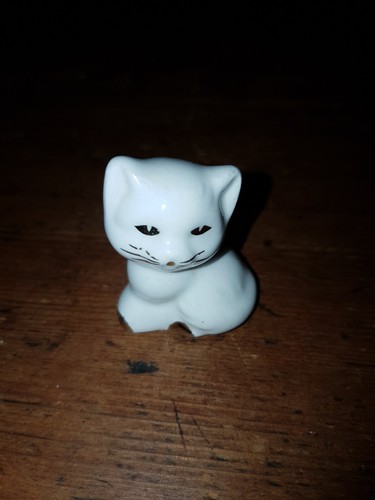Katze figur keramik miniatur - keramik,