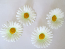 10 MARGERITENBLÜTEN weiß 11cm Bastelblüten Kunstblumen Wohnzimmer Haus Raum Deko