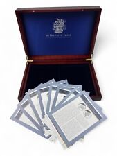 Münzkassette 60 Deutsche Jahre - Holzschatulle Silbermedaillen Edition