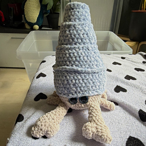Einsiedlerkrebs kuscheltier - einsiedlerkrebs,