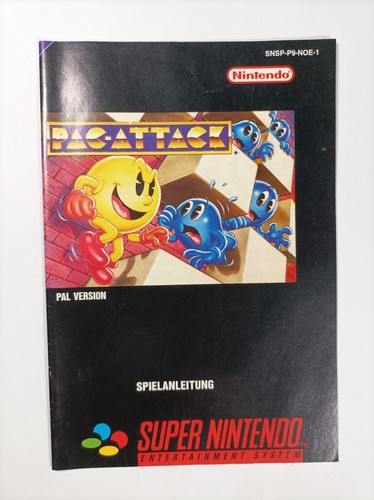 Pac attack snes super - snes,