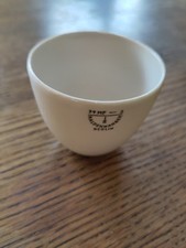 Schmelztiegel, Porzellan, Laborporzellan, Haldenwanger Berlin, neu, nach DIN