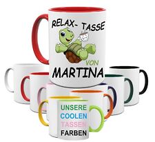 RELAX TASSE MIT NAMEN