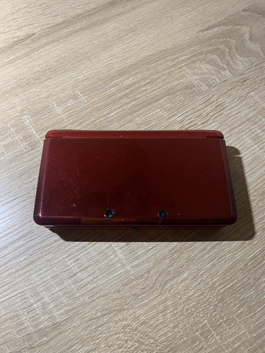 1241 nintendo 3ds flare red - nintendo,