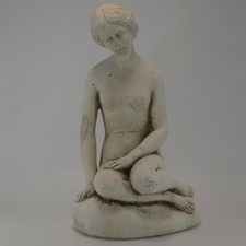 Skulptur Aktfigur sitzende