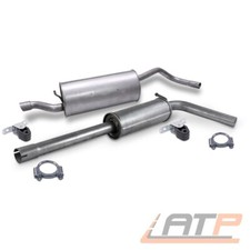 SCHALLDÄMPFER SET FÜR VW POLO 5 6R 1.4 1.6 +BiFuel 82 / 85 / 86 PS BJ 09-14
