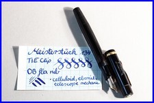 1940er Zelluloid 134 MONTBLANC MEISTERSTUCK Kolben Füller flex OB 585 Gold Feder