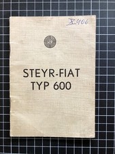 Typenschein STEYR FIAT TYP 600 Österreich 1955 für Sammler