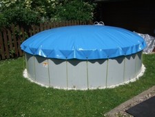 Poolabdeckung aufblasbar