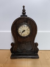 Standuhr Holzuhr römische Zahlen Batteriebetrieb