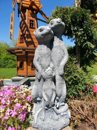 Gartenfiguren erdmännchen - gartenfiguren,