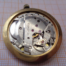 Älteres Handaufzug Werk  Stowa PUW 560 defekt Unruhe OK CK