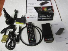 DVB T2  Receiver  Optikum mit Antenne in OVP, Gebrauchsanleitung und Zubehör