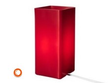 1990er Neue IKEA Lampe GRÖNÖ in OVP Leuchte  rot  Glas handgeblasen  Sweden