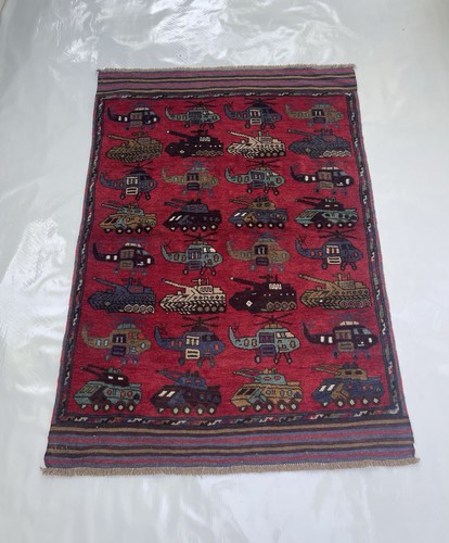 778 afghan kriegsteppich - afghan,