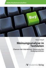 Fabian Zintgraf | Meinungsanalyse in Textdaten | Taschenbuch | Deutsch (2012)